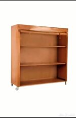 ⁦وحدة تخزين خشبية متعددة الاستخدامات بعجلات⁩ - الصورة ⁦5⁩